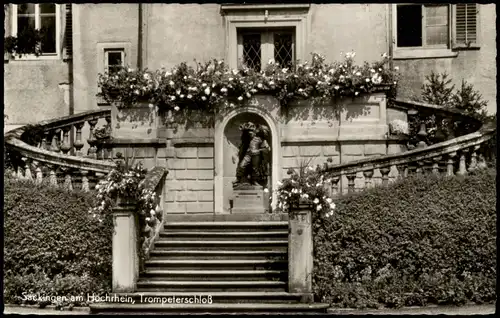 Ansichtskarte Bad Säckingen Trompeterschloß, Schloss Trompeter 1960