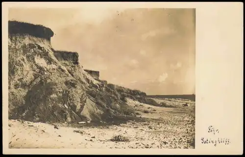 Foto Nieblum (Nordseebad) Goting Kliff, Strand 1930 Privatfoto