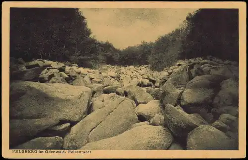 Ansichtskarte Reichenbach-Lautertal (Odenwald) Felsberg Odenwald 1928