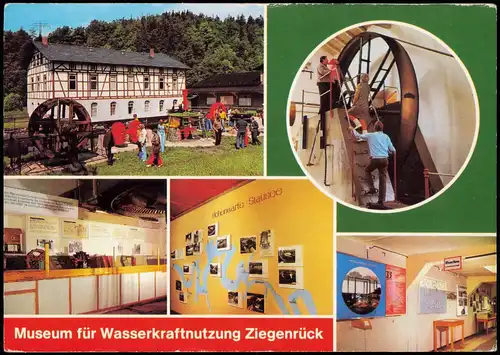 Ziegenrück Saale Museum für Wasserkraftnutzung - Außen- und Innenansicht 1985