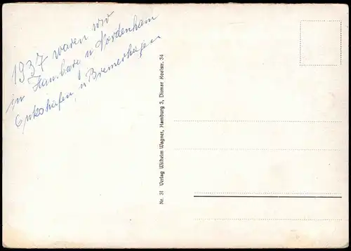 Ansichtskarte Hamburg Rathaus mit Ehrenmal 1937