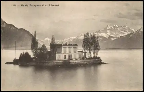 Ansichtskarte Genf Genève lle de Salagnon (Lac Léman) 1910