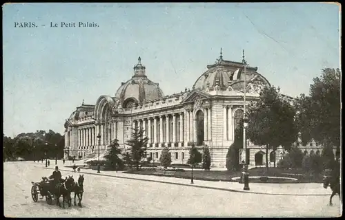 CPA Paris Le Petit Palais 1910