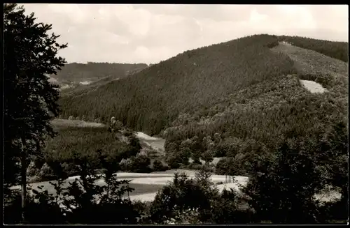 .Nordrhein-Westfalen Blick ins Ruhrtal Sauerland (Mittelgebirgsregion) 1960