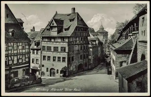 Ansichtskarte Nürnberg Albrecht-Dürer-Haus 1935  gel.