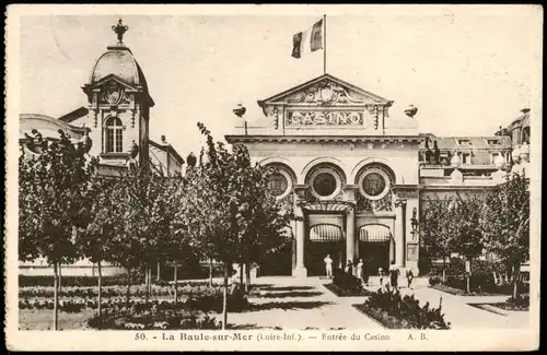 CPA La Baule-sur-Mer Entrée du Casino 1920