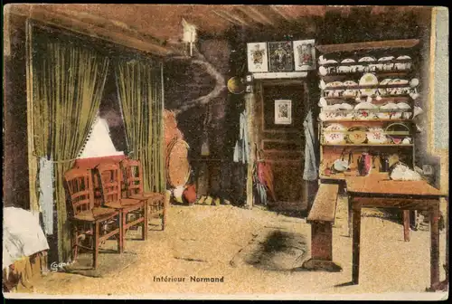 CPA .Normandie NORMANDIE PITTORESQUE Intérieur Normand 1910