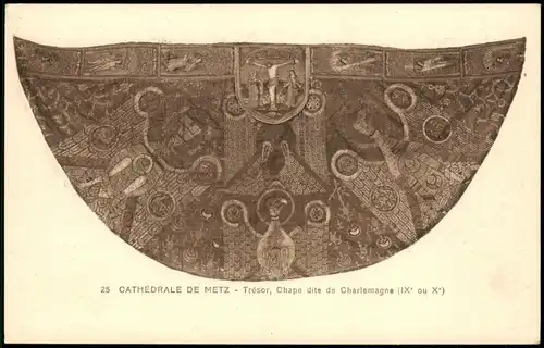 CPA Metz CATHÉDRALE - Trésor, Chape dite de Charlemagne 1920