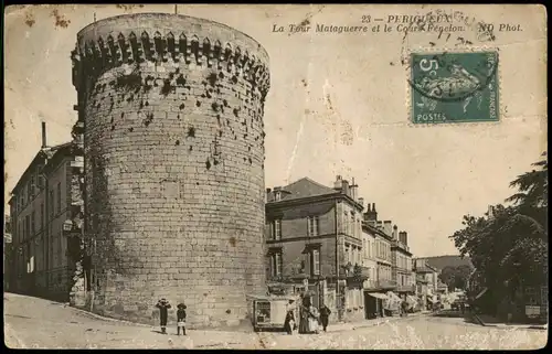 CPA Périgueux La Tour Mataguerre, Ortsansicht 1913