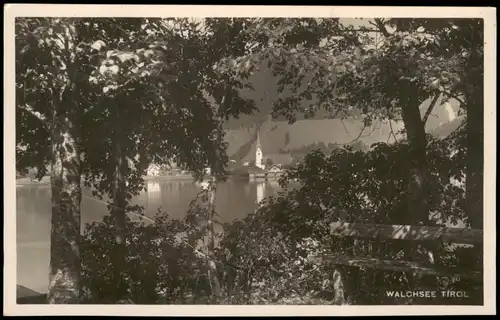 Ansichtskarte Walchsee Panorama-Ansicht 1932