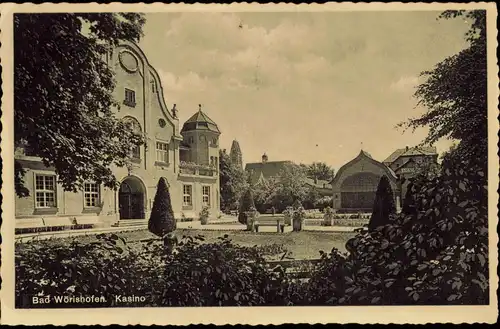 Ansichtskarte Bad Wörishofen Kasino 1934