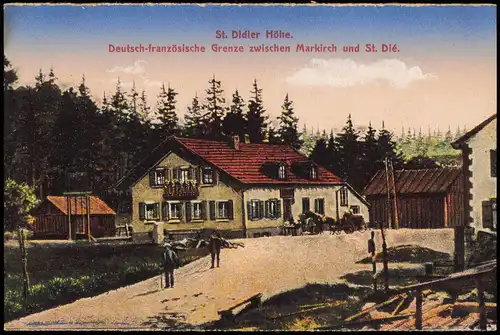 Markirch Sainte-Marie-aux-Mines Deutsch-französische Grenze St. Die 1914