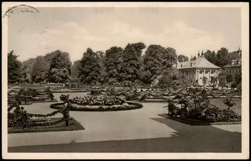 Ansichtskarte Pillnitz Lustschloß Pillnitz Rosenhof 1936