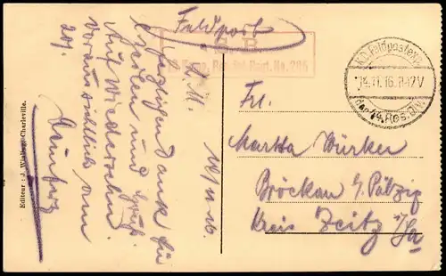 CPA Paris Oper Opéra 1916   1. Weltkrieg als Feldpost gelaufen