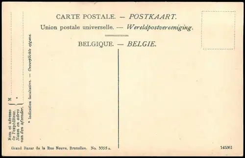 Postkaart Brüssel Bruxelles Le Théâtre royal (Opéra) 1910