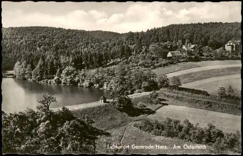 Ansichtskarte Gernrode-Quedlinburg Umland-Ansicht Am Osterteich 1960
