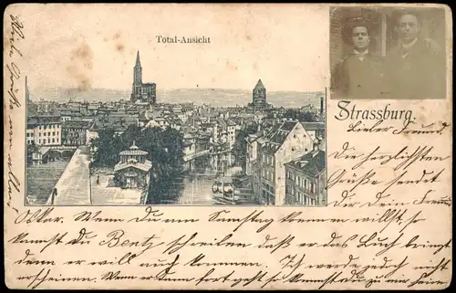 CPA Straßburg Strasbourg Totale 1898