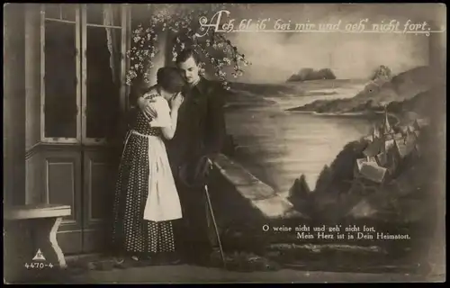 Soldaten-Abschied - 1. WK - Ach bleib bei mir und geh nicht fort 1921