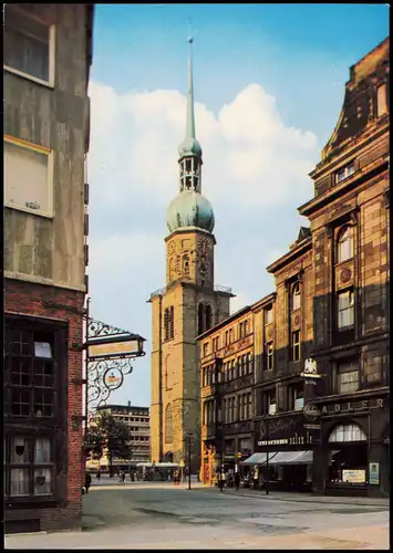 Ansichtskarte Dortmund Strassen Partie a.d. Reinoldikirche 1970