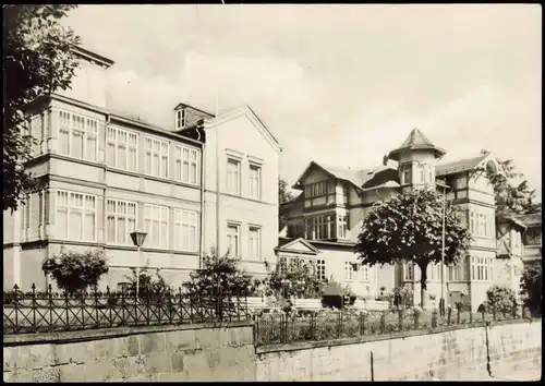 Ansichtskarte Friedrichroda Sanatorium Tannenhof zur DDR-Zeit 1982/1971