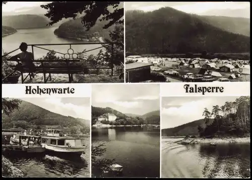 Hohenwarte-Kaulsdorf Talsperre Mehrbild-AK  Campingplatz Neumannshof uvm. 1986