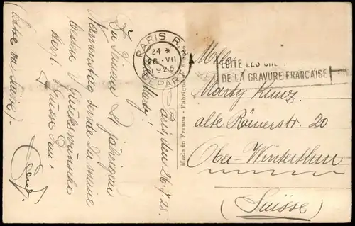 CPA Paris Partie am Panthéon 1925