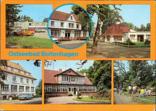 Boltenhagen Urlauberdorf,  Poliklinik - Krankenhaus, Meer, Minigolfanlage 1980