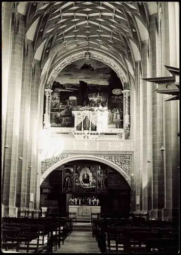 Ansichtskarte  Religion/Kirche - Kirche - Orgel und Altar 1956