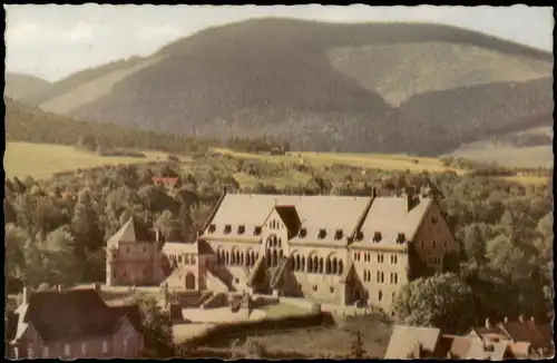 Goslar Kaiserpfalz Kaiserhaus 1965 gute Misch-Frankatur (u.a. 5 Pf. Lufthansa)