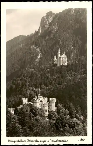 Hohenschwangau-Schwangau Königsschlösser Hohenschwangau u. Neuschwanstein 1950