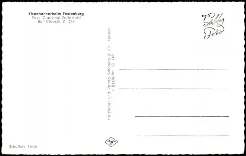 Ansichtskarte Clausthal-Zellerfeld Umland-Ansicht 1960