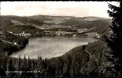 Titisee-Neustadt Titisee (Schwarzwald) aus der Vogelschau-Perspektive 1960