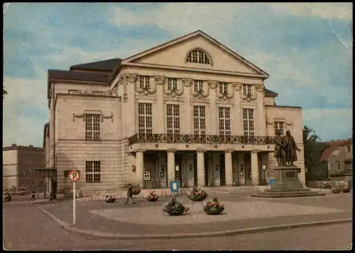 Ansichtskarte Weimar Deutsches Nationaltheater 1966
