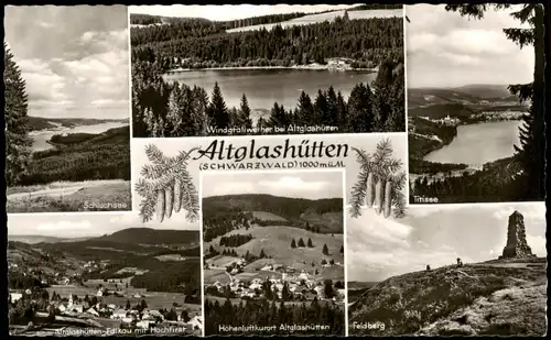 Altglashütten-Feldberg (Schwarzwald) MB mit Orts- und Umland-Ansichten 1965