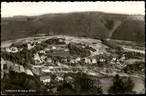Ansichtskarte Rurberg-Simmerath Panorama-Ansicht von Rurberg i.d. Eifel 1955