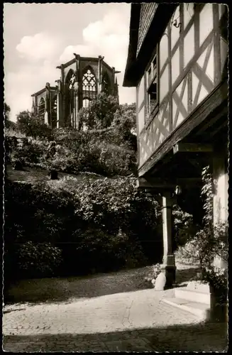 Ansichtskarte Bacharach Posthof mit Wernerkapelle 1970