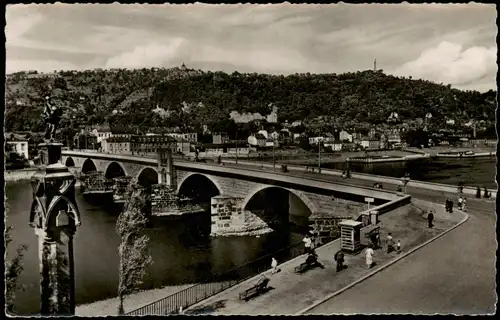 Ansichtskarte Trier Römerbrücke 1961