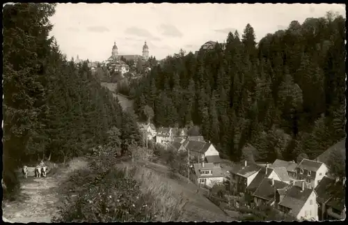 Ansichtskarte Freudenstadt Umlandansicht Partie im Christophstal 1955