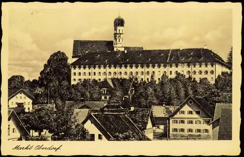 Ansichtskarte Marktoberdorf Stadtpartie 1937