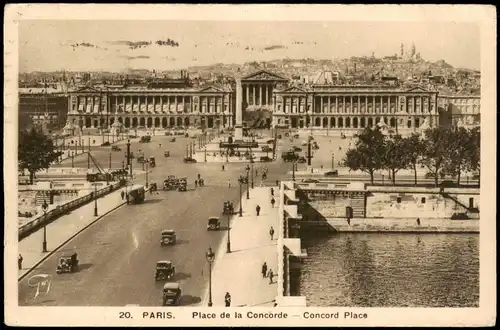 Paris Place de la Concorde Platz der Eintracht Concord Place 1937