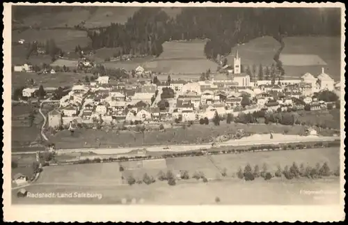 Ansichtskarte Radstadt Luftaufnahme Luftbild Fliegeraufnahme 1950