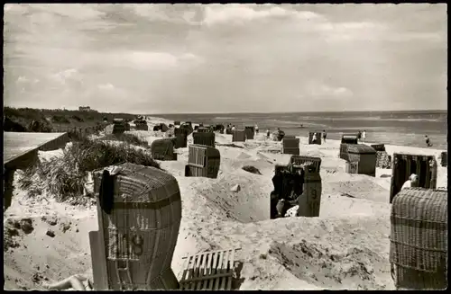 Ansichtskarte Döse-Cuxhaven Strand und Düne 1960