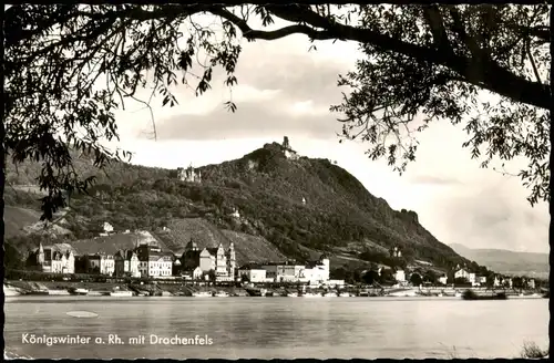 Ansichtskarte Königswinter Königswinter a. Rh. mit Drachenfels 1959
