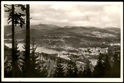 Titisee-Neustadt Umland-Ansicht Blick vom Hochfirst Schwarzwald 1951
