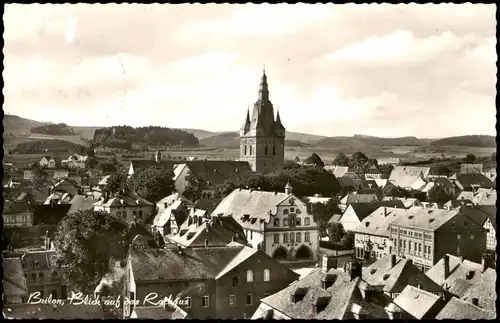 Ansichtskarte Brilon (Sauerland) Blick auf das Rathaus Panorama-Ansicht 1960
