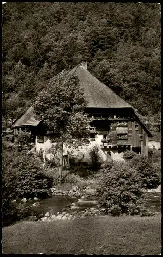 Ansichtskarte .Baden-Württemberg Schwarzwaldhaus (ohne Ortsangabe) 1964