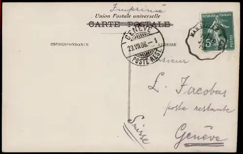 CPA Marseille La Porte d'Aix. - Furwerke, Fässer - Fotokarte 1908