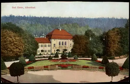 Ansichtskarte Bad Elster Albertbad 1912