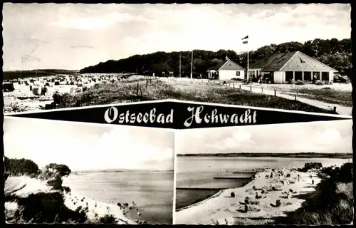 Ansichtskarte Hohwacht Mehrbildkarte Ortsansichten Strand Ostseebad 1969