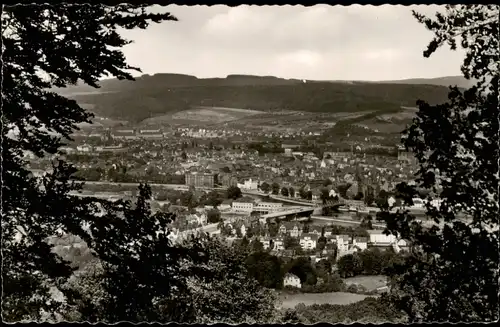 Ansichtskarte Hameln Panorama-Ansicht, Gesamtansicht, Ort a.d. Weser 1960